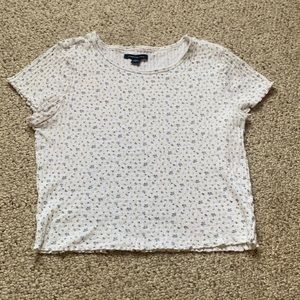 Cute white crop top